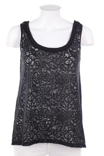 Tezenis top pizzo - pizzo, nero