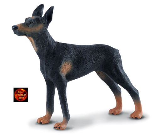 Doberman pinscher dog toy - pinscher,