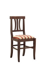 SEDIA IN LEGNO MASSELLO IMBOTTITA