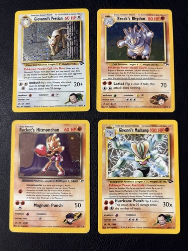 Lotto pokémon holo - pokémon, gym