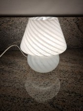 LAMPADA FUNGO MURANO LAMP MUSHROOM Bianco / White ABATJOUR  VENINI ABAT-JOUR 