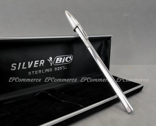 Penna bic argento massiccio - argento,