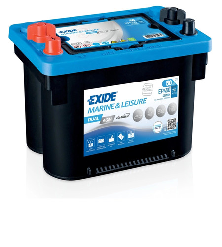 Batteria exide marine ep450 - batteria,