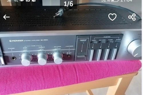 Pioneer stereo vintage