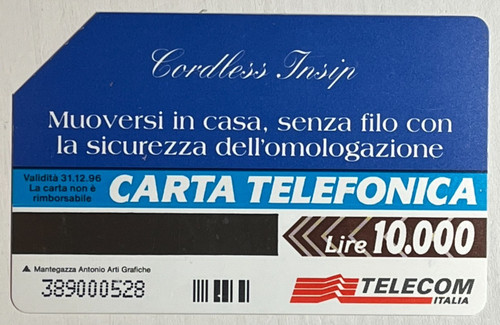 Carta telefonica insip - carta,