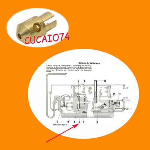 Getto per carburatore - per,