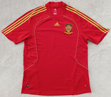Maglia Adidas Spagna 2007 2008 2009 home rossa taglia 2XL