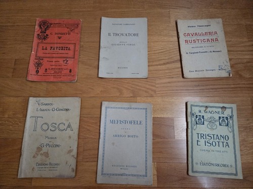 Libretti opera antichi - libretti, d’opera
