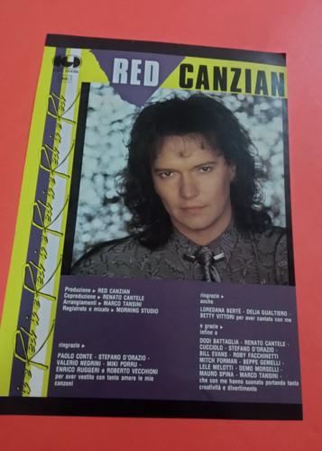 Pubblicita 1986 red canzian - 1986,