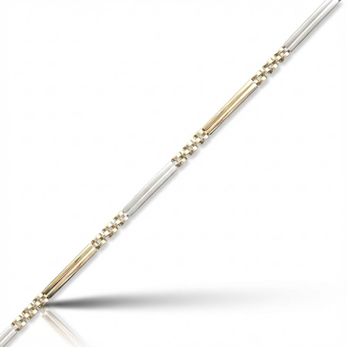 Bracciale oro bicolore - in, 9