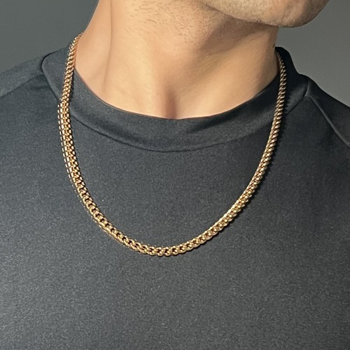 Collana catena cubana - , oro