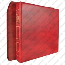 FRANCOBOLLI RACCOGLITORE CARTELLA AD ANELLI M/22 SPECIAL REPUBBLICA rosso