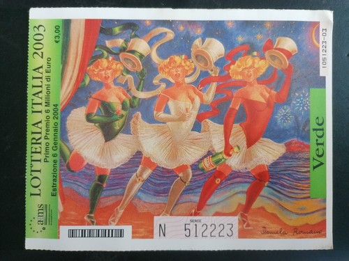 Biglietto lotteria 2003 - biglietto,