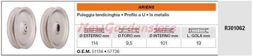 Puleggia tendicinghia ariens - tendicinghia,