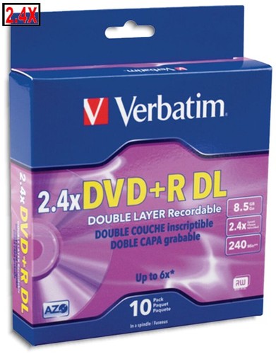 Pak verbatim logo - 10-pak, logo-top