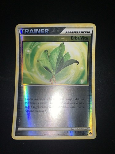 Carta pokémon erba - carta,