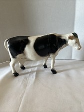 Mucca da latte contadino imperiale vintage 1986 gomma dura plastica