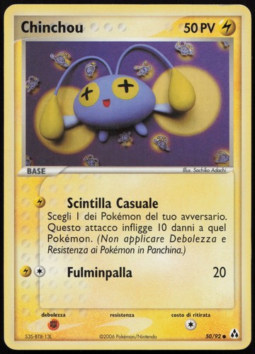 Pokemon tcg chinchou - pokemon,