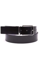 CINTURA TRUSSARDI IN PELLE REVERSIBILE CON LOGO 71L00191