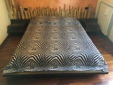 Letto FUTON in rovere moro con contenitore