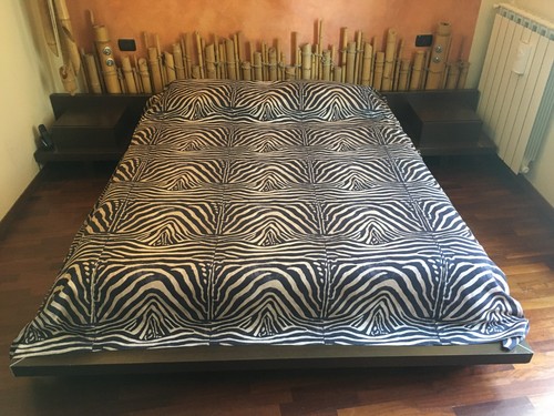 Letto futon rovere - rovere, con