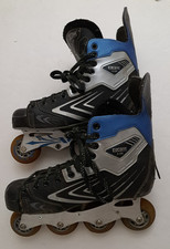 Pattini da hockey vintage CCM SE 88 in linea pattini a rotelle taglia US 9