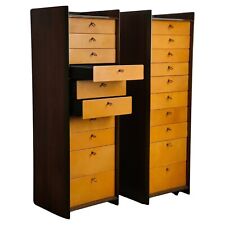Leather and Walnut Artona Chest of Drawers by Afra & Tobia Scarpa for Maxalto 70