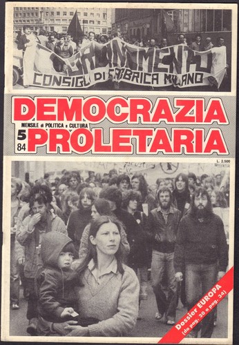Democrazia proletaria mensile - democrazia,