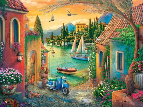 Puzzle ravensburger villas - ravensburger,
