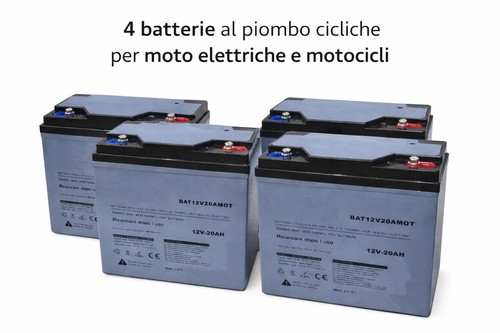 Batterie piombo 12v 20ah uso - 20ah,