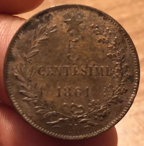 Moneta centesimi 1861 - centesimi,