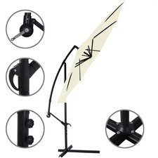 Ombrellone decentrato da