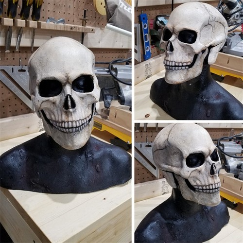 Casco maschera teschio testa