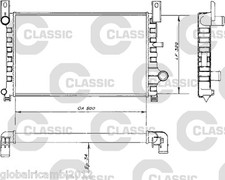 01052030 RADIATORE MOTORE FORD