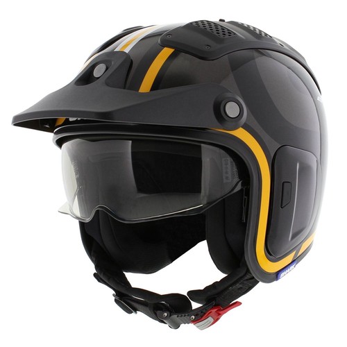 Casco trial shark drak - da,