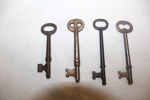 Chiavi scheletro vintage - scheletro, (2)