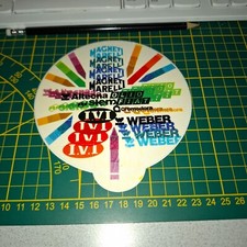 adesivo vintage STICKER kleber olio fiat magneti marelli weber ecc