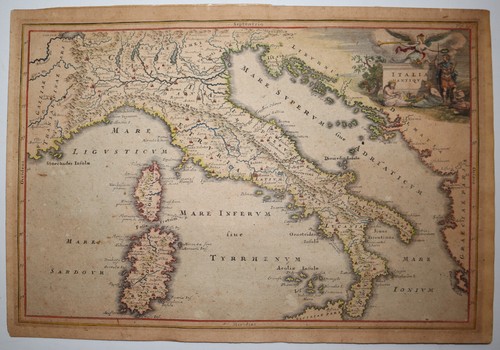 1761 italia antiqua - italia,