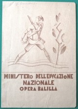 NATIONAL OPERA BALILLA -