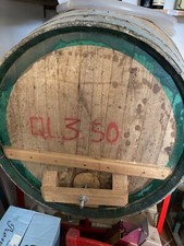 Botte in legno di castagno paraffinata con cera d'api (ricondizionata) 