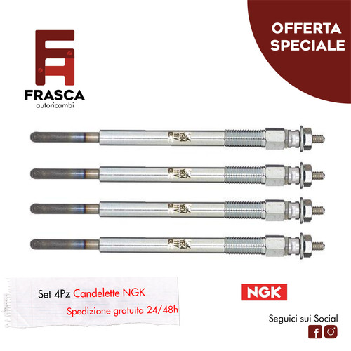 Candelette pezzi ngk - 4,