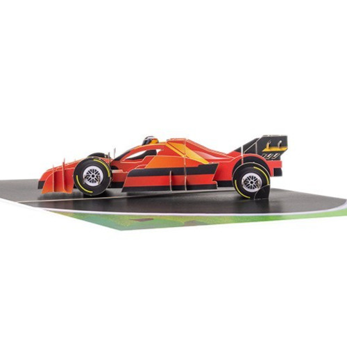 Biglietto auguri auto corsa - auto,