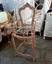 Sgabello Sedia alta Poltrona Still Luigi XV Barocco Impero AL1827