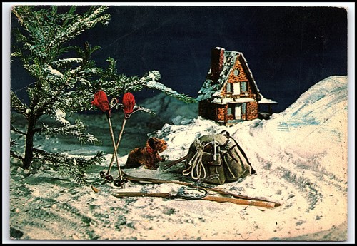 Cartolina epoca diorama - cartolina,