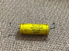 1pz Condensatore elettrolitico vintage NOS JENSEN 500V 0.043UF made in Danimarca anni 70
