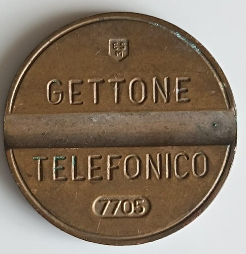 Gettone telefonico 7705 - 7705, e