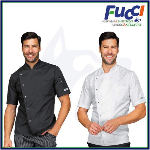 Giacca cuoco slim uomo donna - giacca,