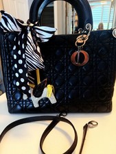 Lady Dior Black Large