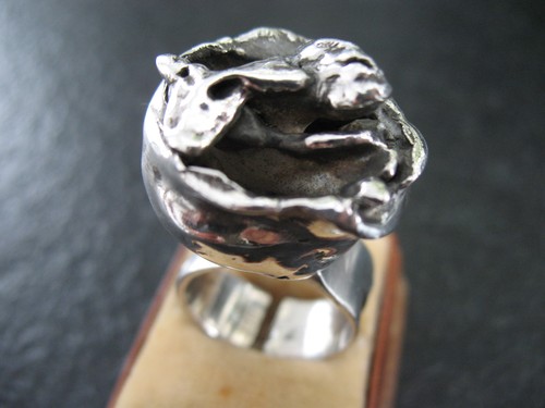 Anello argento 915 fatto - , a