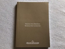 Libretto Jaeger Le Coultre Reverso One Réédition - Cordonnet 01.2016